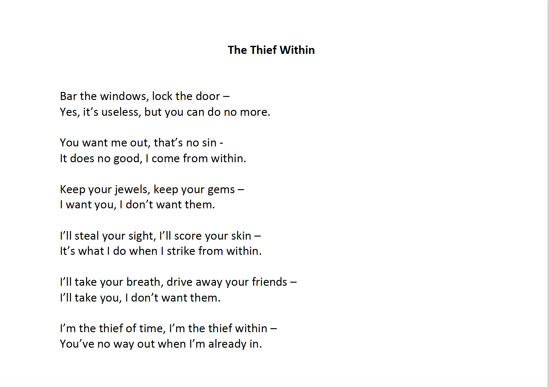 The Thief Within png