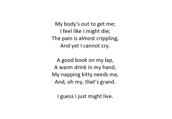 thumb until then ill live